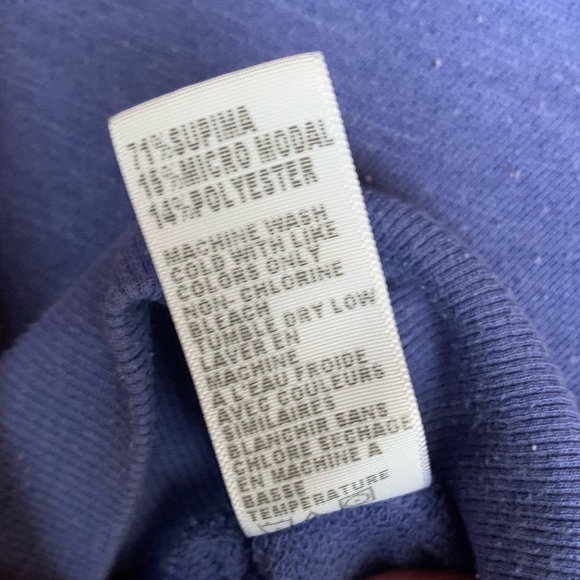 JAMES PERSE Vintage Sweatshirt, Supina Cotton, 3/4 Sleeve, Size 1, Excellent Con - Picture 10 of 10